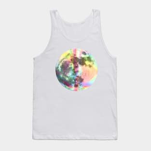 Holographic moon Tank Top